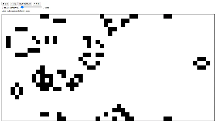 GameOfLifeBlazor screenshot